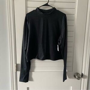 Old Navy Cozecore Dark Teal Long Sleeve Athletic Top NWT Size XXL